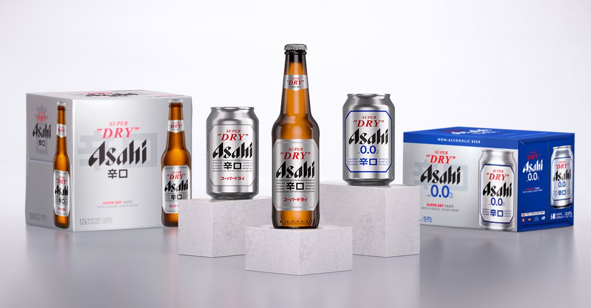 Asahi Super Dry Launches New Global Packaging